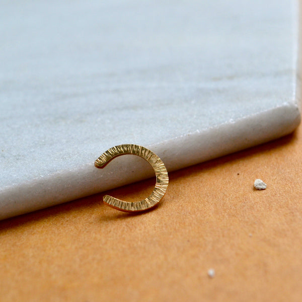 BEAM gold NOSE CUFF shiny septum cuff fake piercing delicate nose ring septum jewelry face jewelry facial jewelry made on Whidbey Island jewelry nickel free jewelry sustainable