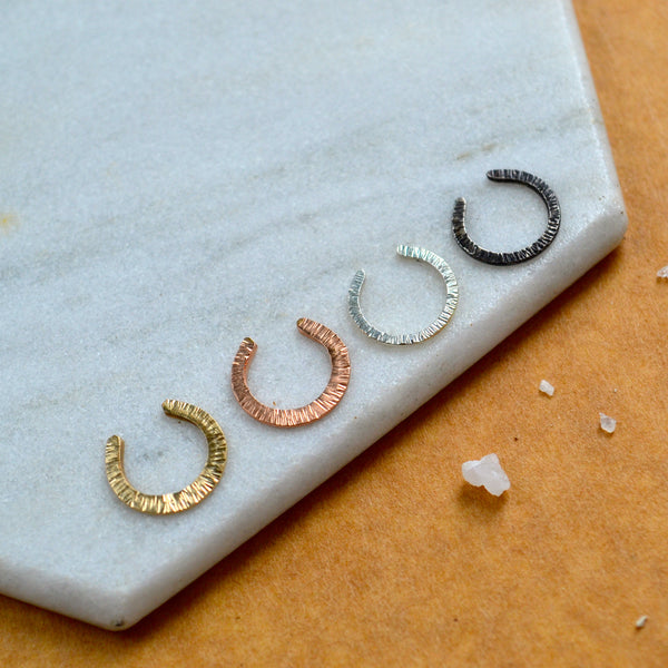 BEAM rose gold black silver NOSE CUFF shiny septum cuff fake piercing delicate nose ring septum jewelry face jewelry facial jewelry made on Whidbey Island jewelry nickel free jewelry sustainable