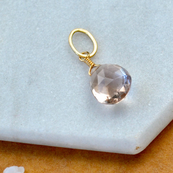 Lilac Ametrine gemstone pendant necklace gemstone charm for charm bracelet necklace for charms for necklaces gold filled pale purple gem pendants