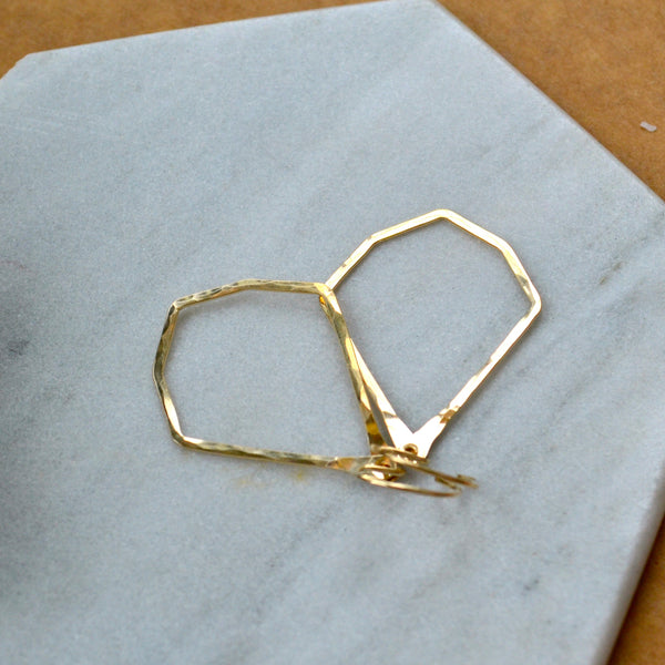 Never apart earrings geometric teardrop earring half heart earrings best friend split heart jewelry gold filled heart earrings