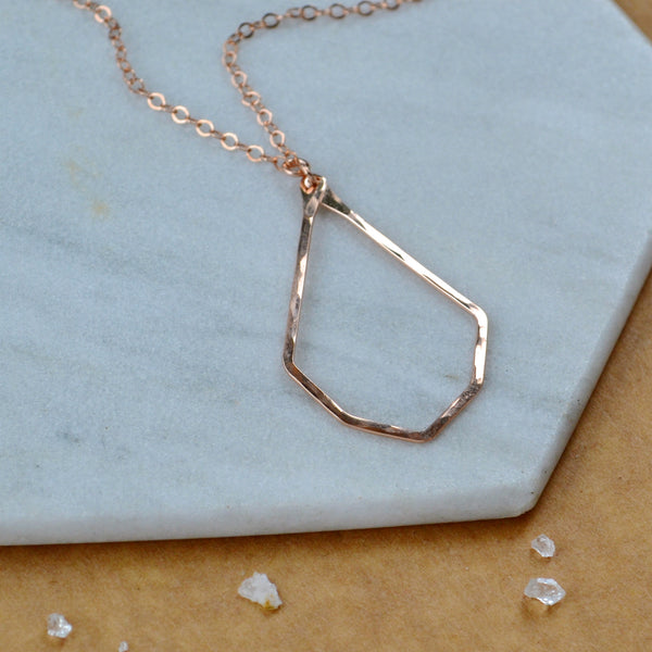 Never apart necklace geometric teardrop pendant half heart necklace best friend split heart jewelry rose gold teardrop necklace