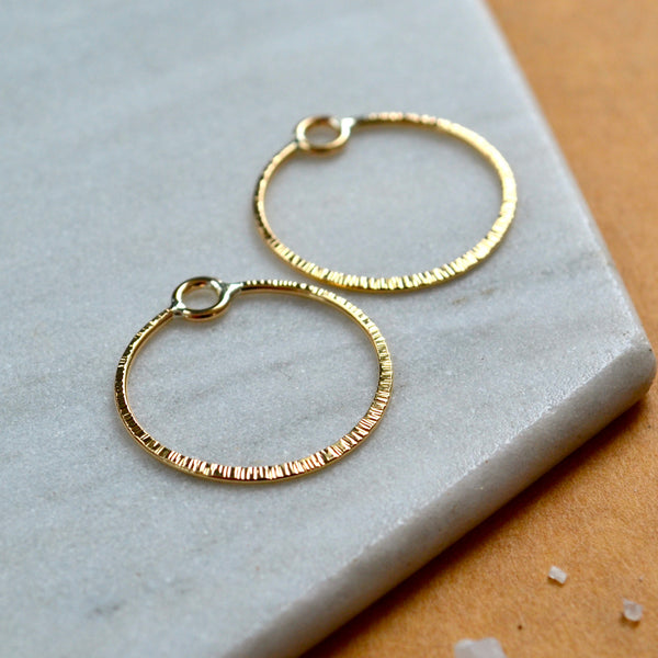 beam earring jackets shiny circle earring charms versatile stud earring backs gold