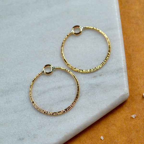 beam earring jackets shiny circle earring charms versatile stud earring backs gold