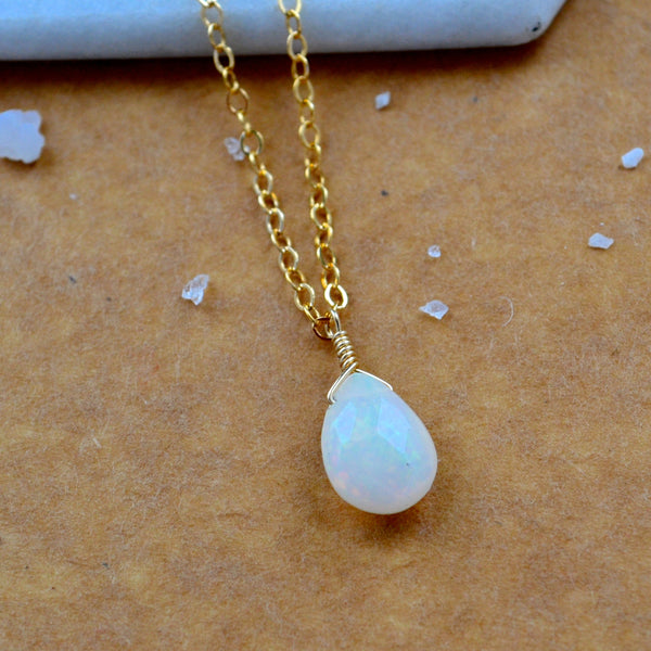 fire within necklace opal gemstone necklace handmade gem pendant opal stone necklace simple gem charm gold filled opal necklace sustainable jewelry