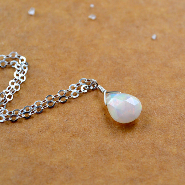 fire within necklace opal gemstone necklace handmade gem pendant opal stone necklace simple gem charm sterling silver opal necklace sustainable jewelry