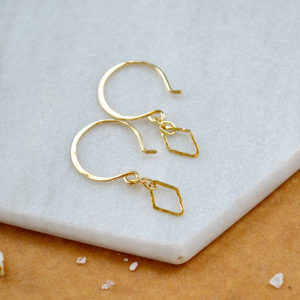 petite maldives earrings diamond chain earring dangles dainty gold chain jewelry hammered diamond link chain handmade earrings gold fill jewelry