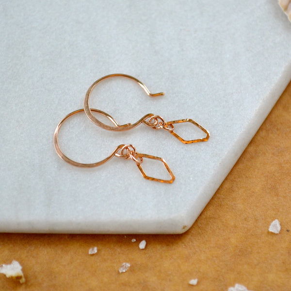 petite maldives earrings diamond chain earring dangles dainty gold chain jewelry hammered diamond link chain handmade earrings rose gold fill jewelry