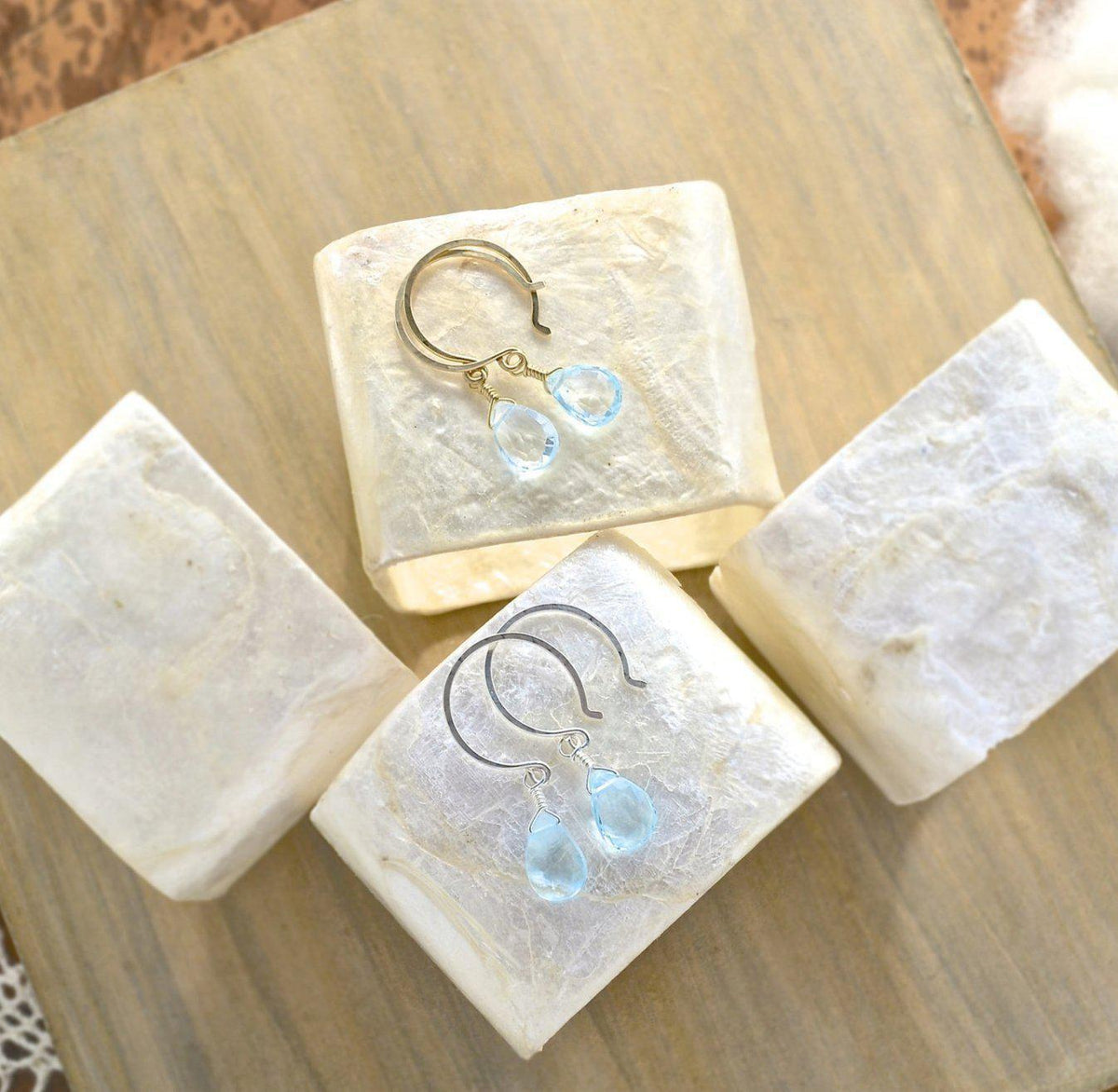 Topaz deals baby earrings