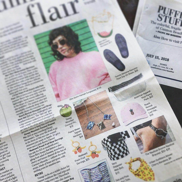 Signals Nautical Flag Necklace - nautical flag custom signals code necklace, 3 flags - Foamy Wader