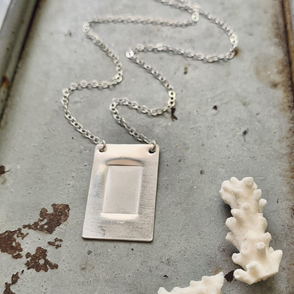 Signals Nautical Flag Necklace - nautical flag custom signals code necklace - Foamy Wader