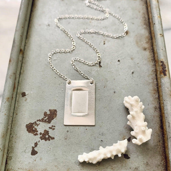 Signals Nautical Flag Necklace - nautical flag custom signals code necklace - Foamy Wader