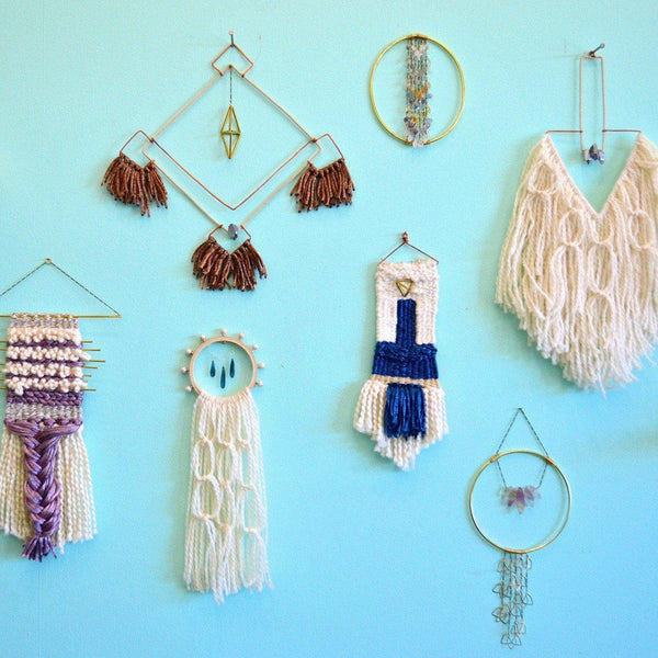 Phoenix - abundant being handmade wall art, weaving home decor - Foamy Wader