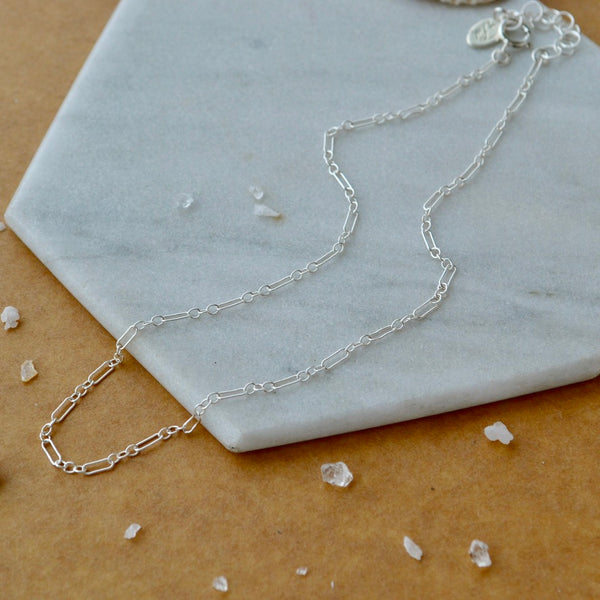 Longboard Chain Anklet - lightweight long and short chain ankle bracelet made to order