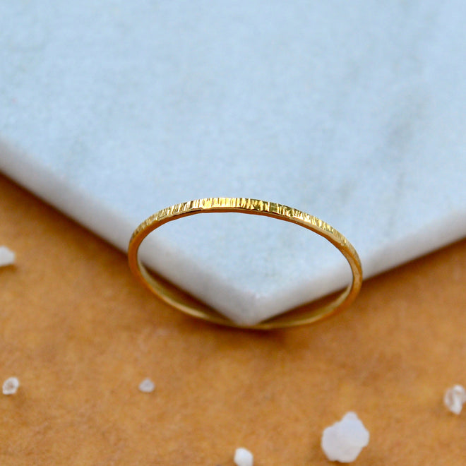 Stacking Rings - dainty and delicate rings to stack in waterproof metals