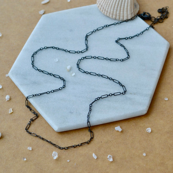 Longboard Chain Necklace - lightweight long and short chain necklace custom made