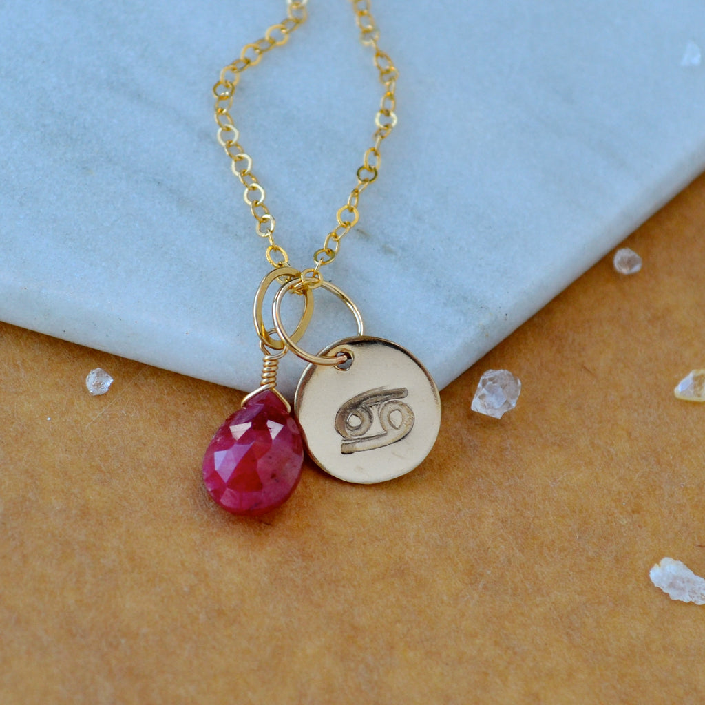 Cancer Charm handmade charm pendant Cancer zodiac symbol astrology ...