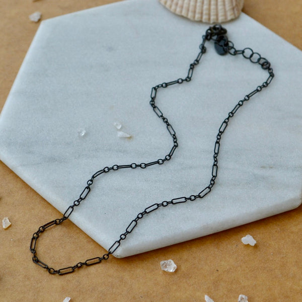 Longboard Chain Anklet - lightweight long and short chain ankle bracelet made to order