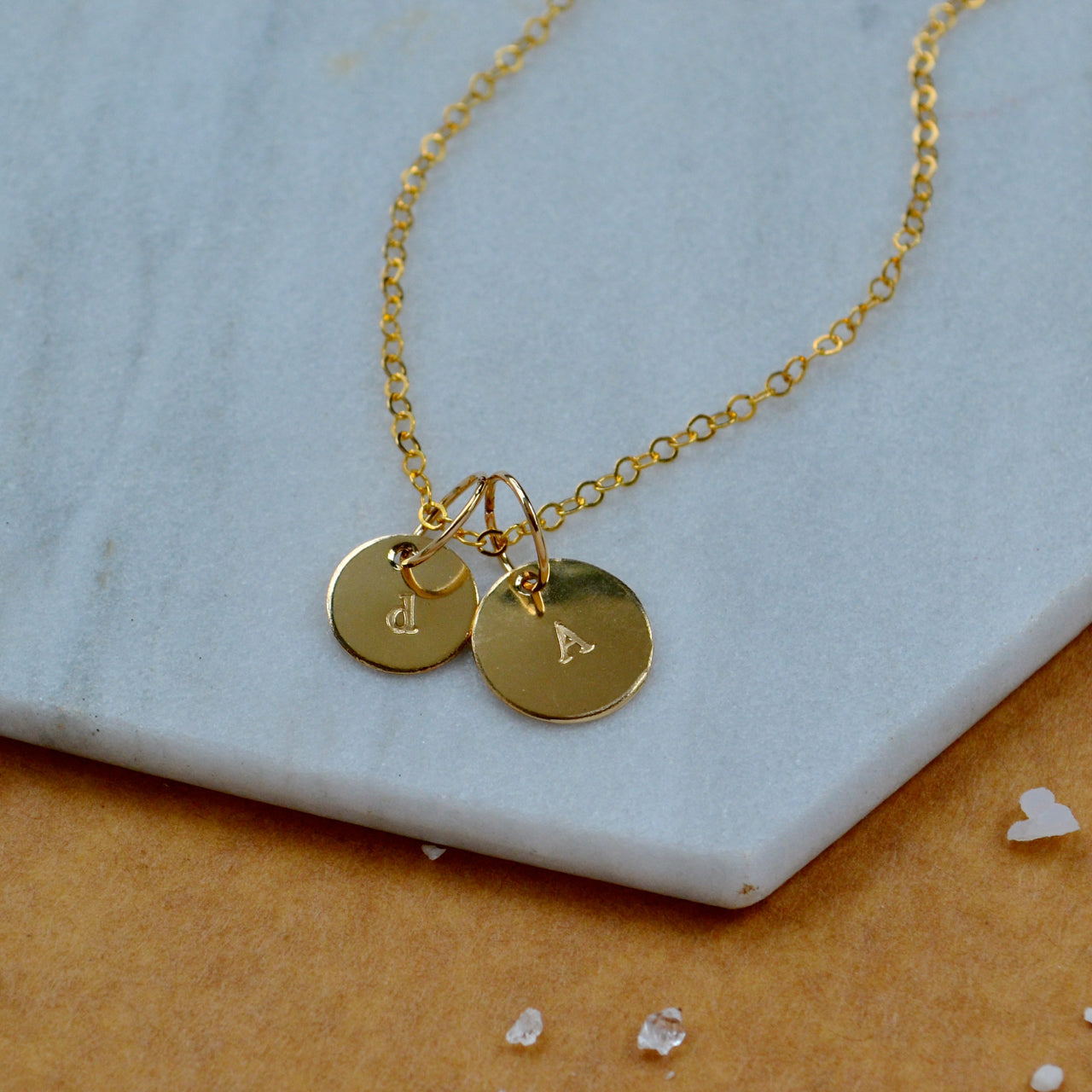 Letter N Charm initial charm pendant with letter N // fonts