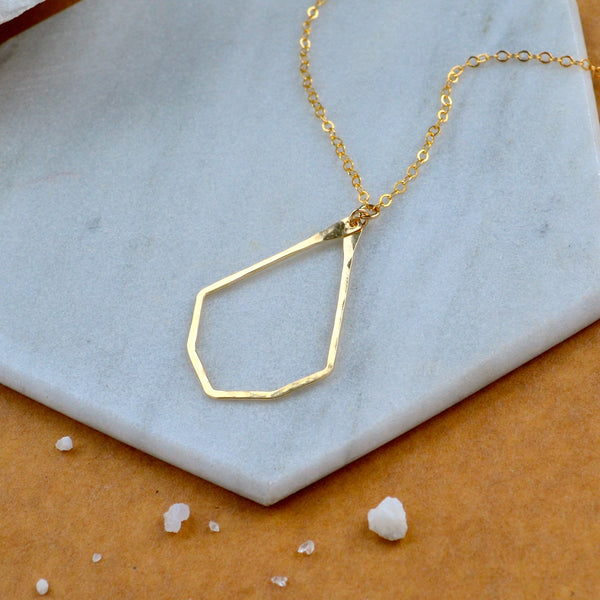 Never apart necklace geometric teardrop pendant half heart necklace best friend split heart jewelry gold filled teardrop necklace