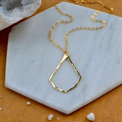 Never apart necklace geometric teardrop pendant half heart necklace best friend split heart jewelry gold teardrop necklace