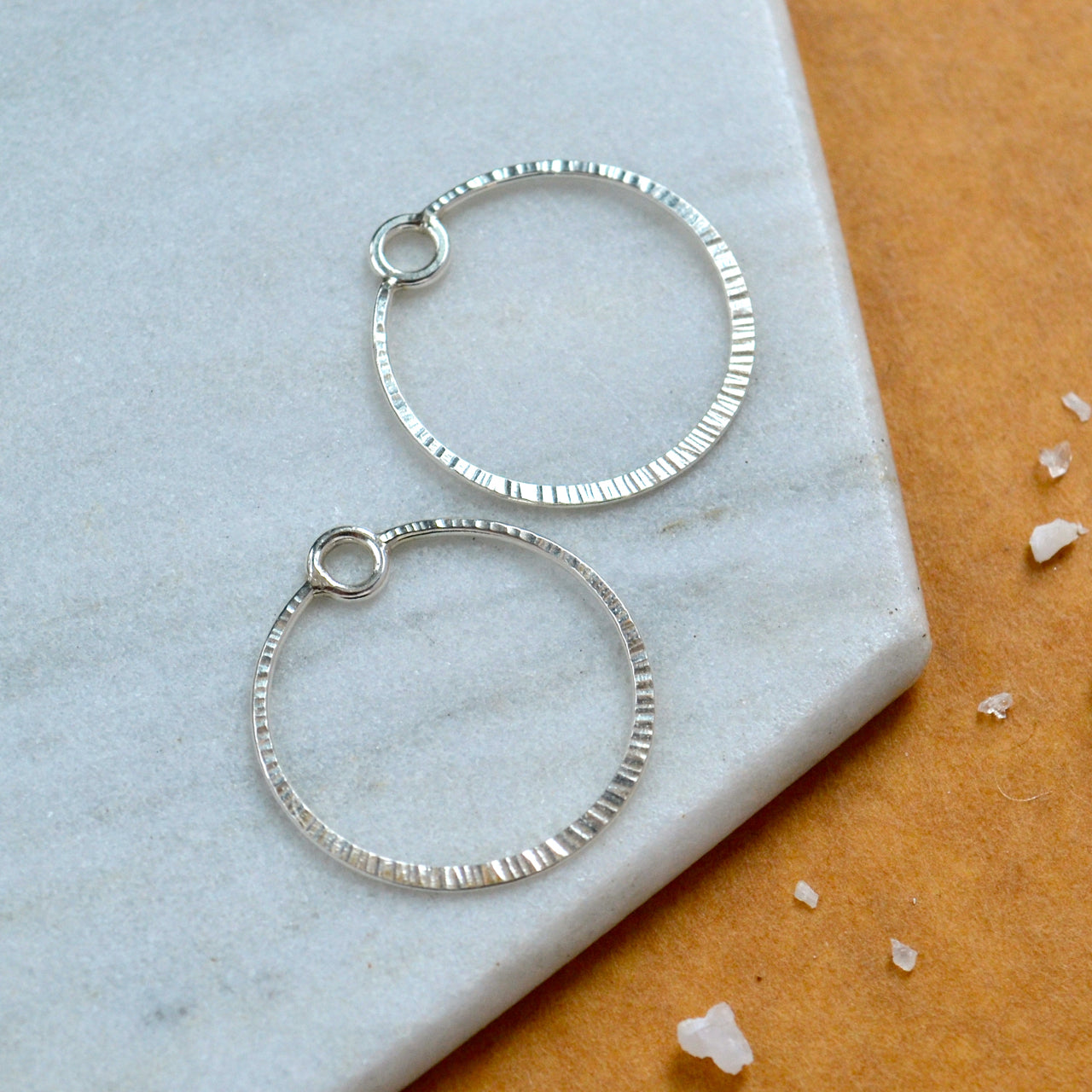 beam earring jackets shiny circle earring charms versatile stud earring backs silver