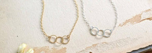 Foamy Wader nautical jewelry sustainable jewelry handmade delicate jewelry for ocean lovers custom made chain double initial ring cuff ear ring pillar bar necklace solid 14k gold ring extender chain for bracelet metallic necklaces layering necklaces
