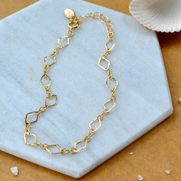 maldives bracelet custom chain bracelets dainty gold chain bracelet hammered diamond link chain handmade bracelets gold fill jewelry
