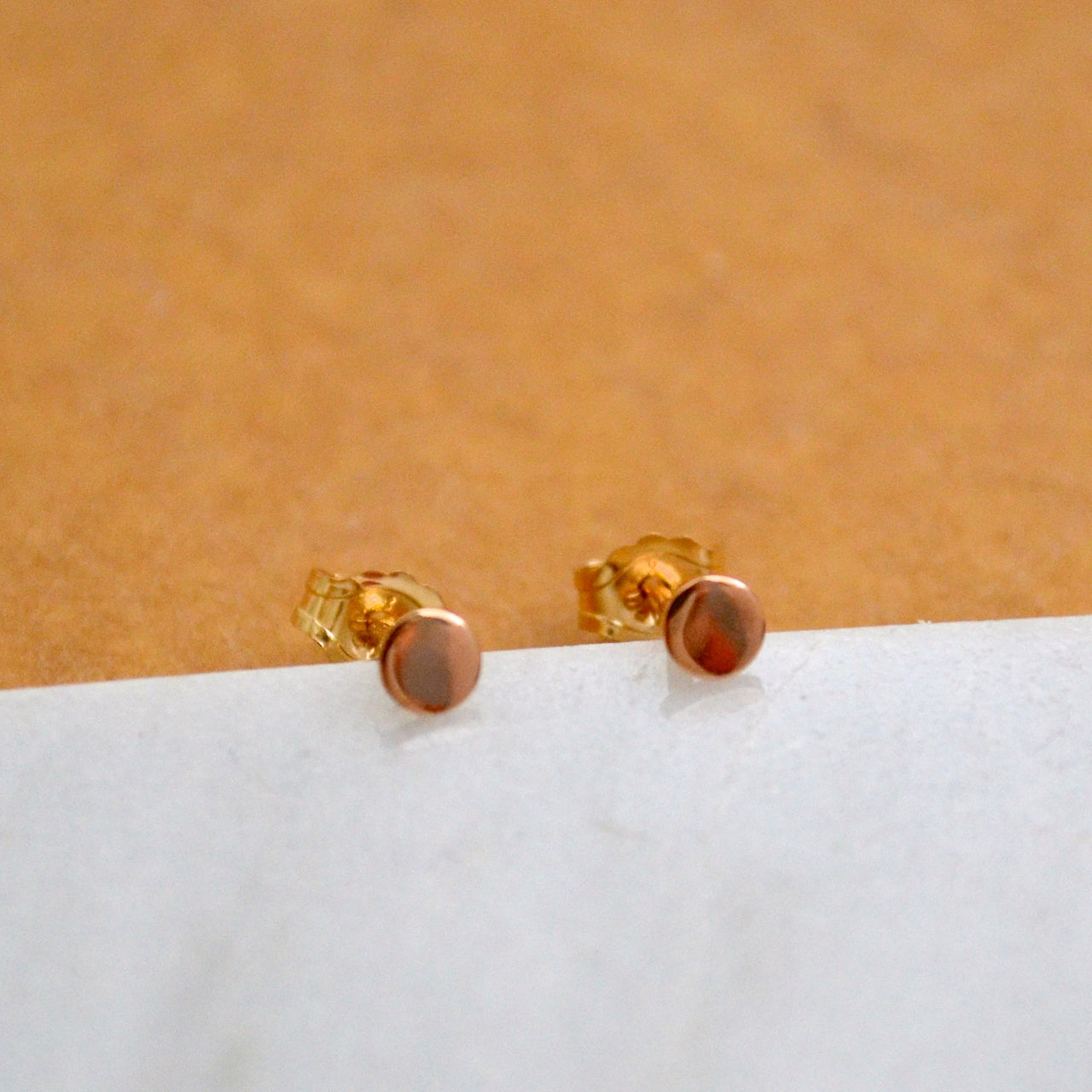 April Birthstone Stud Earrings | Gold Vermeil | Birthstone Earrings – Made  By Mary