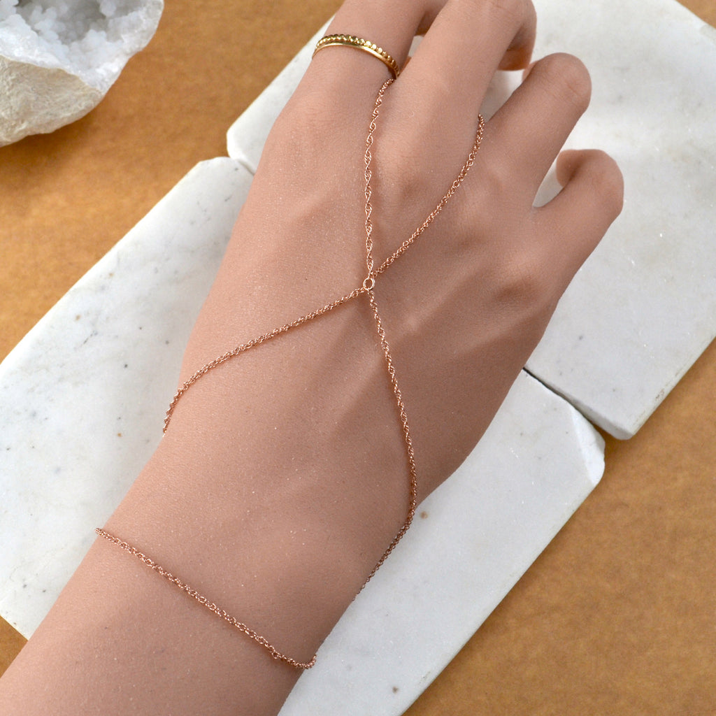 Hand Rings With Gold Gold Hand Jewelry