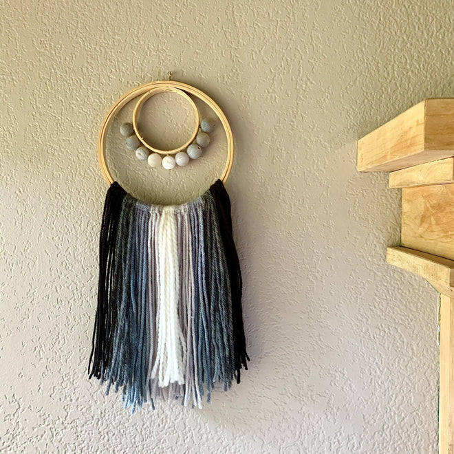 Wall Hangings - handmade one of a kind weavings and fiber art jewelry for the home