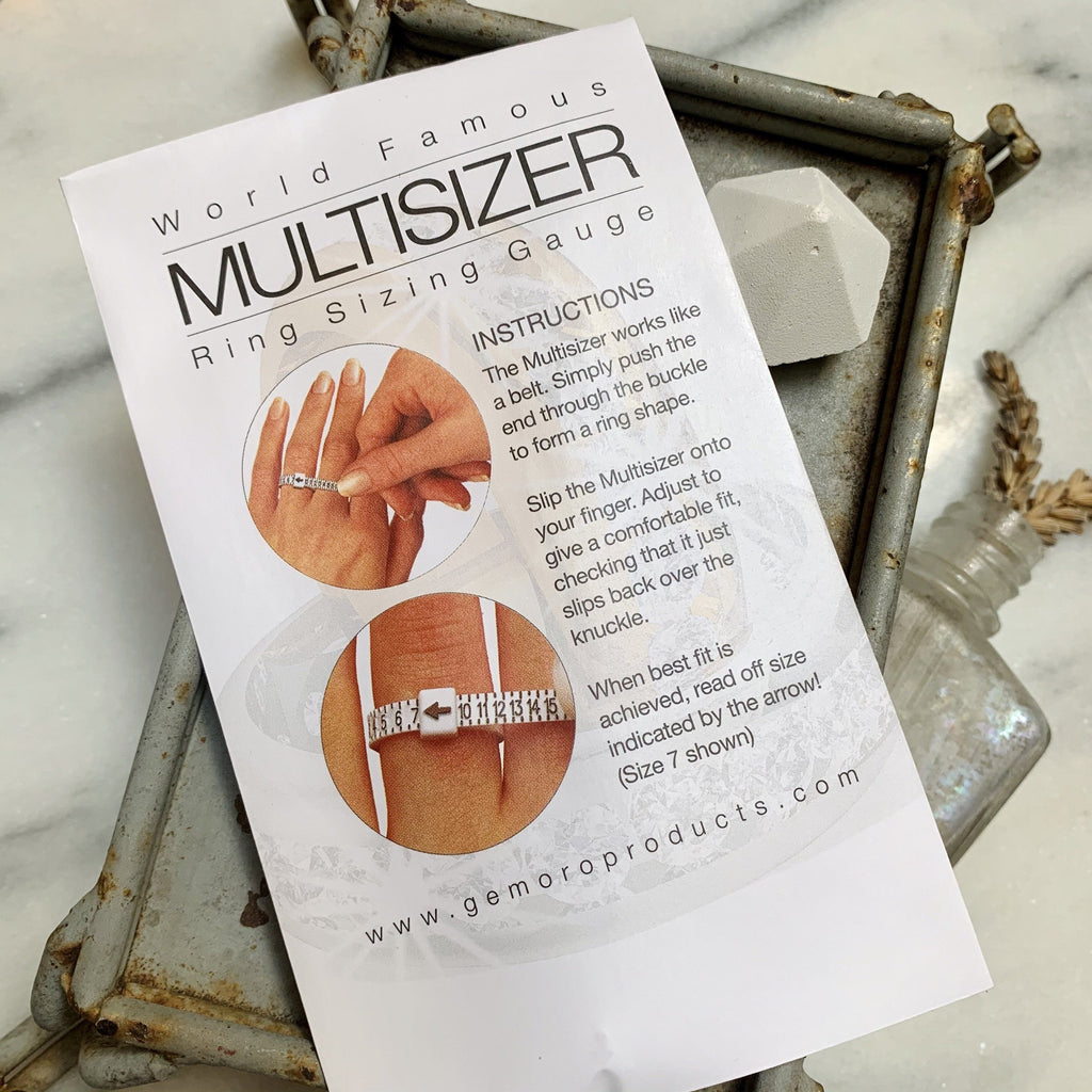 Find Your Ring Size // Ring Sizer // Multisizer // Adjustable Ring Sizing  // Size Any Finger or Knuckle for Midi Rings // Finger Guage 
